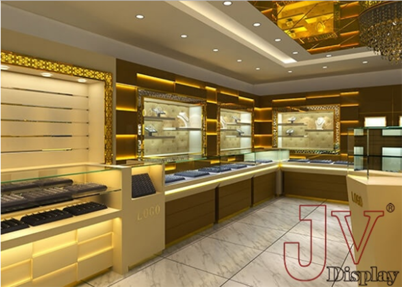jewellery showroom display designs Saudi Arabia