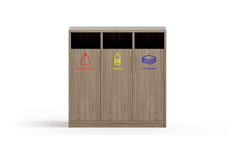 Universal Waste and Recycling Bin
