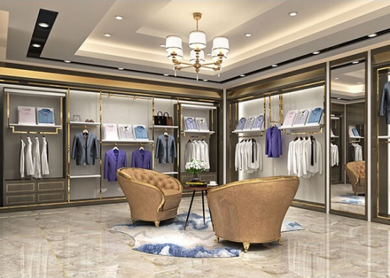 Shop Interior Design For Clothes Menswear Display