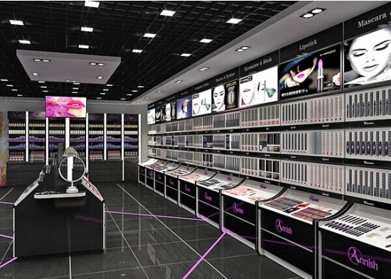 Perfume Shop Display Stand And Showcase Showroom Shelf