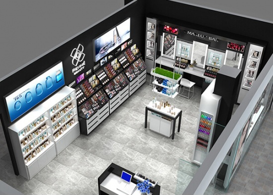 Cosmetic Store Interior Design Cosmetics Counter Display