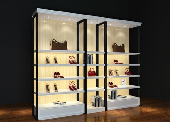 Shoe Display Shelves Wall For Shops