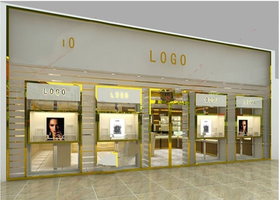 Jewellery showroom display designs Saudi Arabia