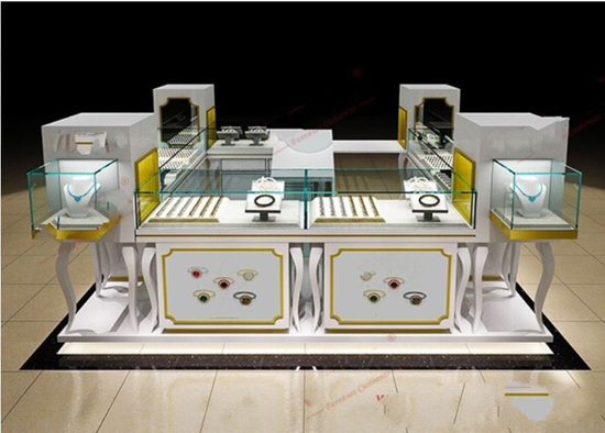 jewelry showcases for mall jewelry store