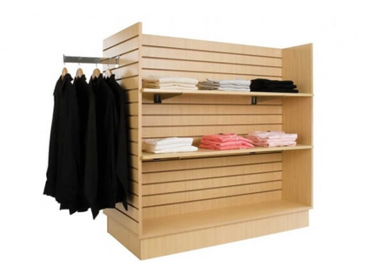 Slatwall H Unit Gondola Display