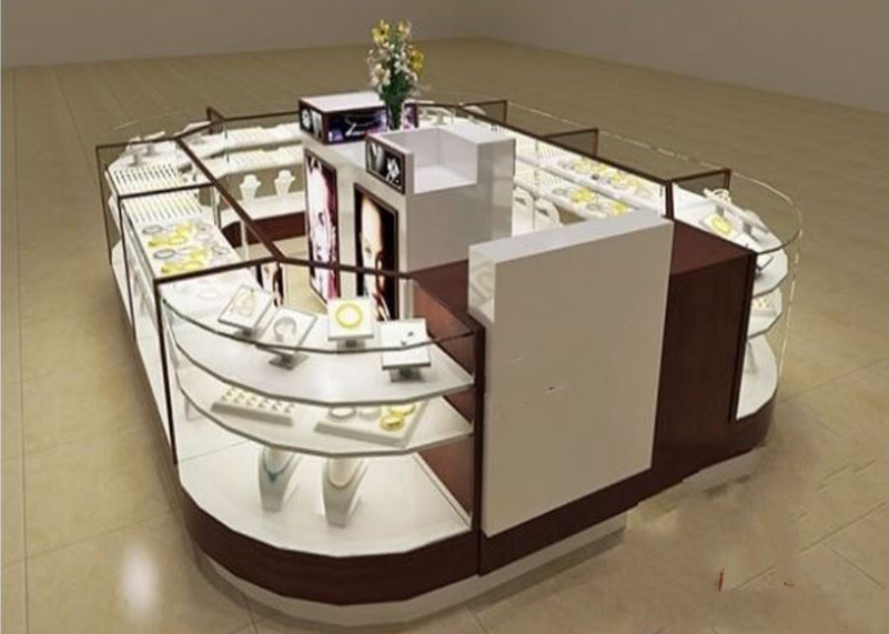 Jewelry kiosk display custom design multilevel