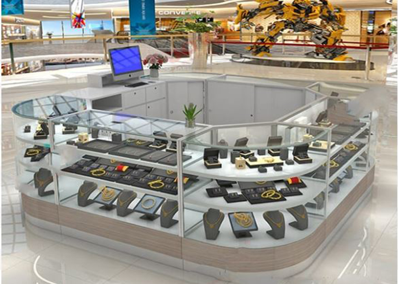 jewelry showcases for mall jewelry store